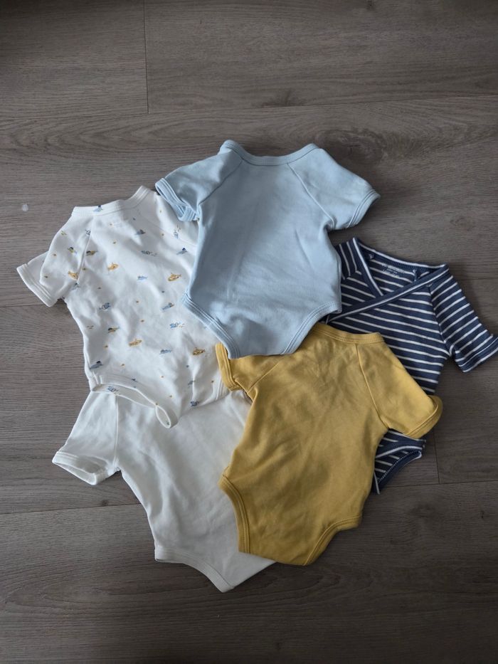 Lot de 5 bodies manches courtes - photo numéro 2