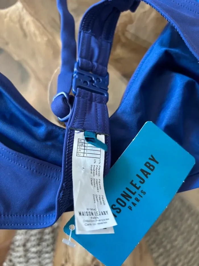 Haut de maillot de bain Maison Lejaby violet - photo numéro 5