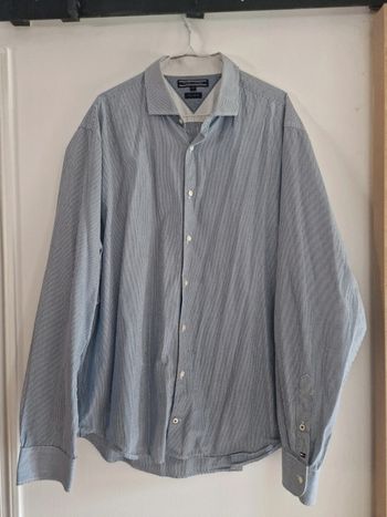 Chemise fines rayures