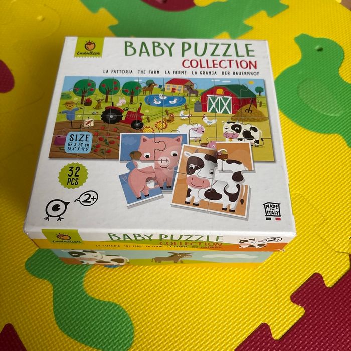 8 puzzles de la ferme à partir de 2 ans