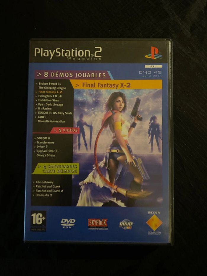final fantasy X-2 demo ps2