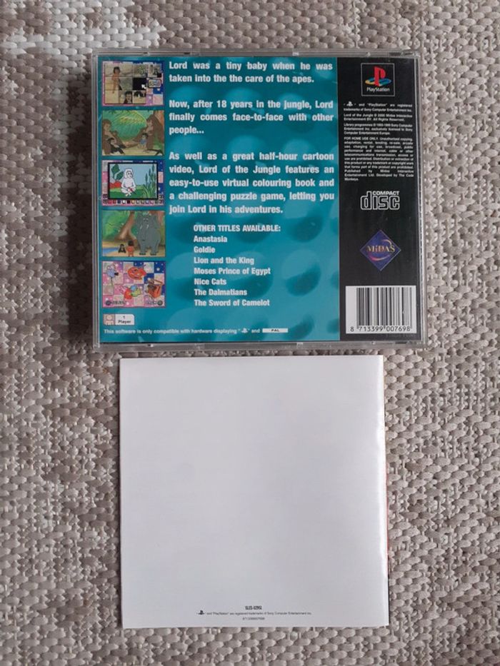 Playstation 1 ps1 lord of the jungle - photo numéro 2