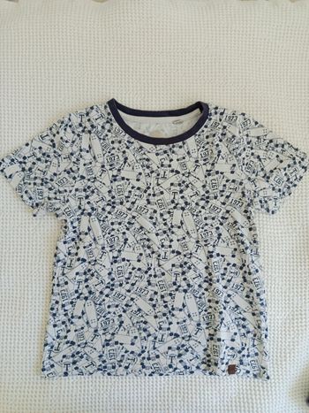 T-shirt blanc à motifs Timberland 8 ans 126 cm