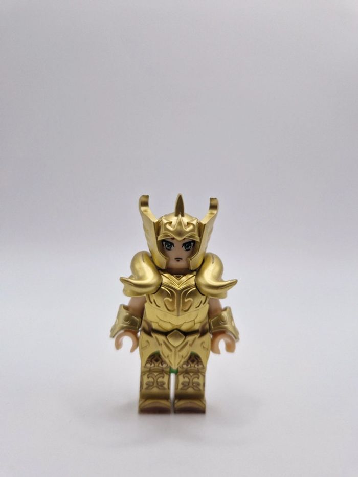Figurine type lego Bélier chevalier du Zodiaque Saint Seiya