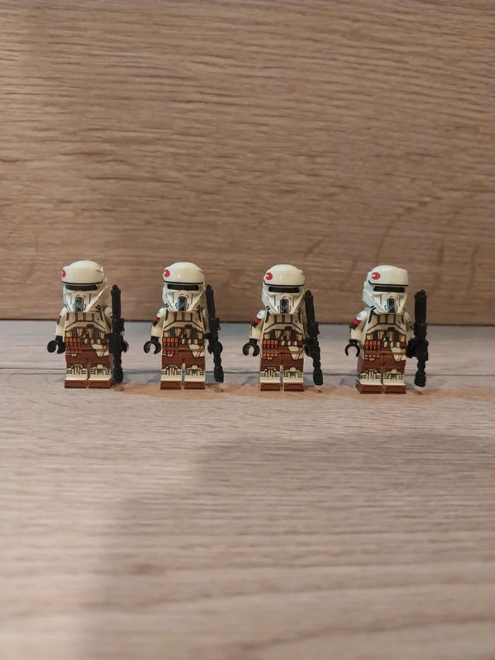 Figurines type lego 4 stormtroopers star wars