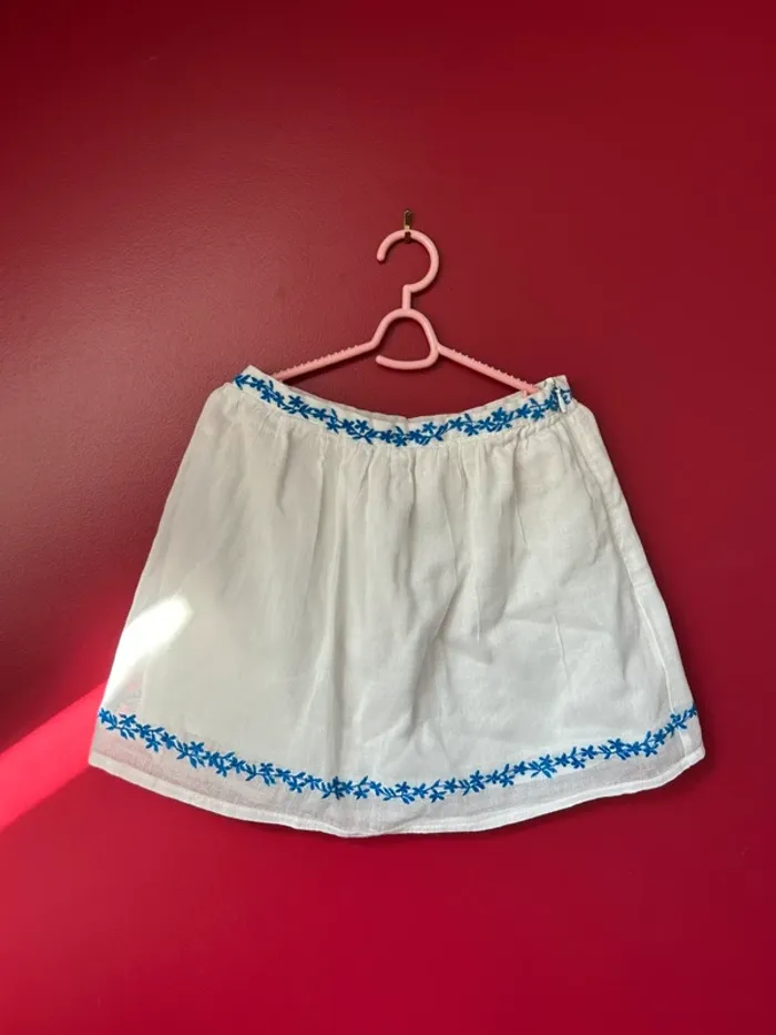 Jupe fille zef 6 ans gaze de coton