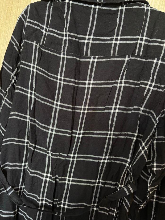 Chemise à carreaux noirs de grossesse Premaman t.xl - photo numéro 7