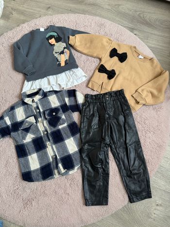 Lot de pull zara fille 6 ans 