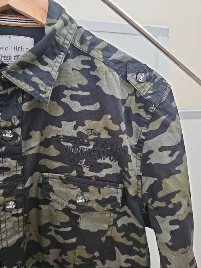 Chemise camouflage Angelo Litrico taille M - photo numéro 6