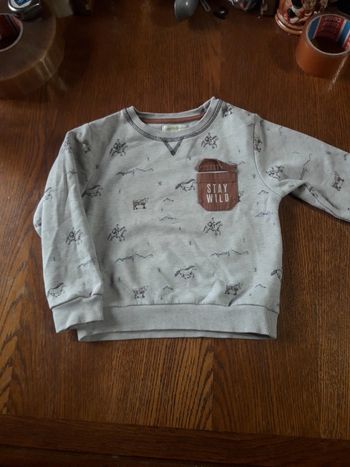 Sweat Vert baudet 4ans