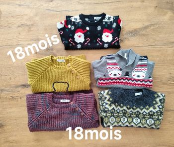 Pulls 18mois garçon
