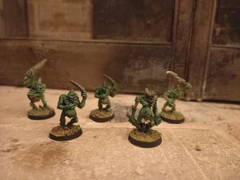5 plaguebearers metal nurgle warhammer chaos oop