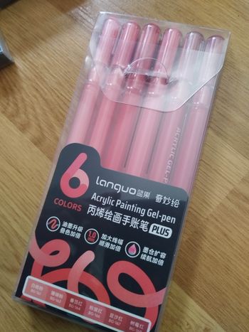 Pack  stylos gel Languo plus  x6
