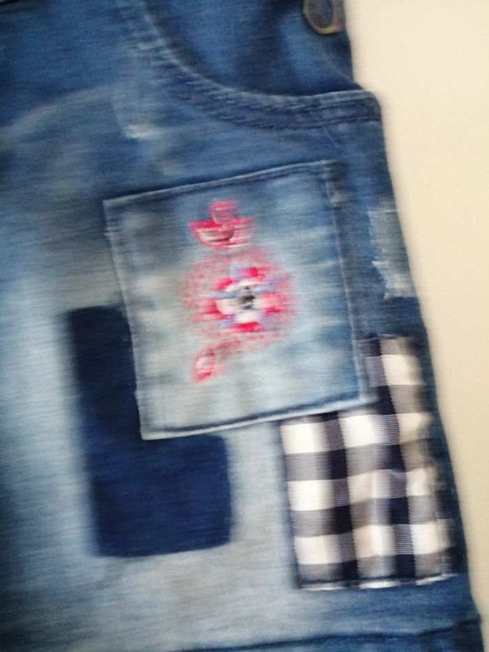Robe en jean et bloomer 9 mois - photo numéro 10