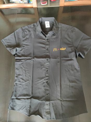 Chemise noire Mac Donald's DJ snake