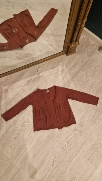 Gilet fin prune / bordeau chic Tape à l'œil 🌼 4 ans