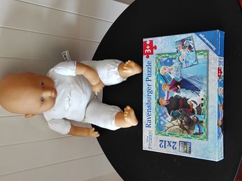 Lot de 2 puzzles – Reine des Neiges – 12 pièces – 3 ans