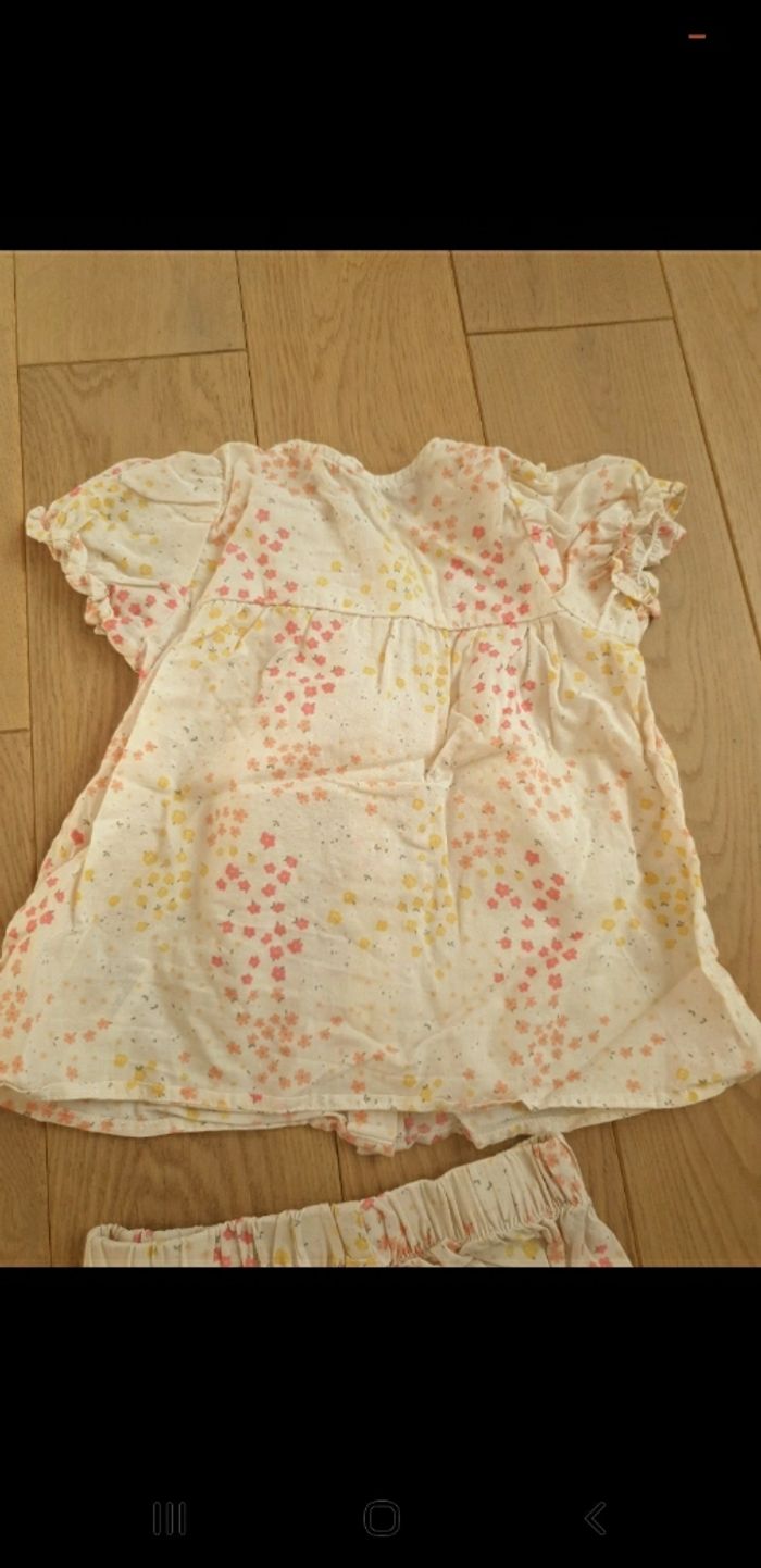 Ensemble short t-shirt taille 74u - photo numéro 5