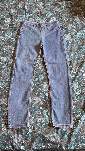 Jeans stretch fille taille élastique
