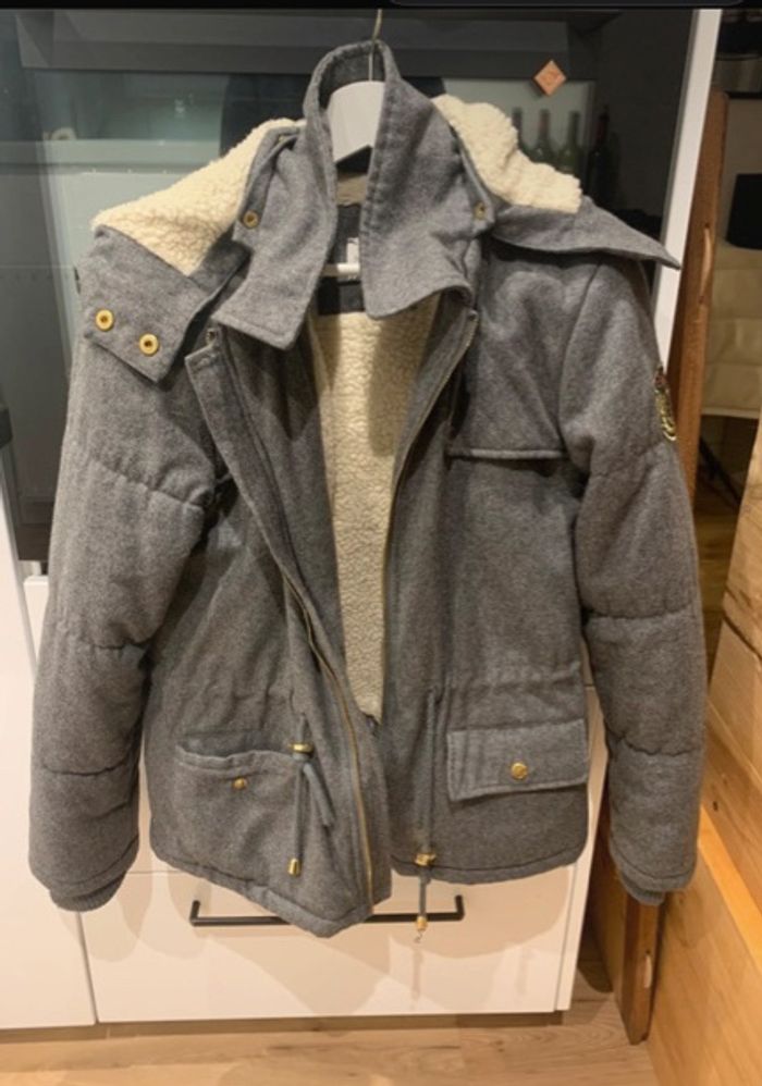 Blouson chaud hiver gris - photo numéro 2
