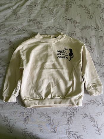 Sweat à inscription garçon, taille 36 mois