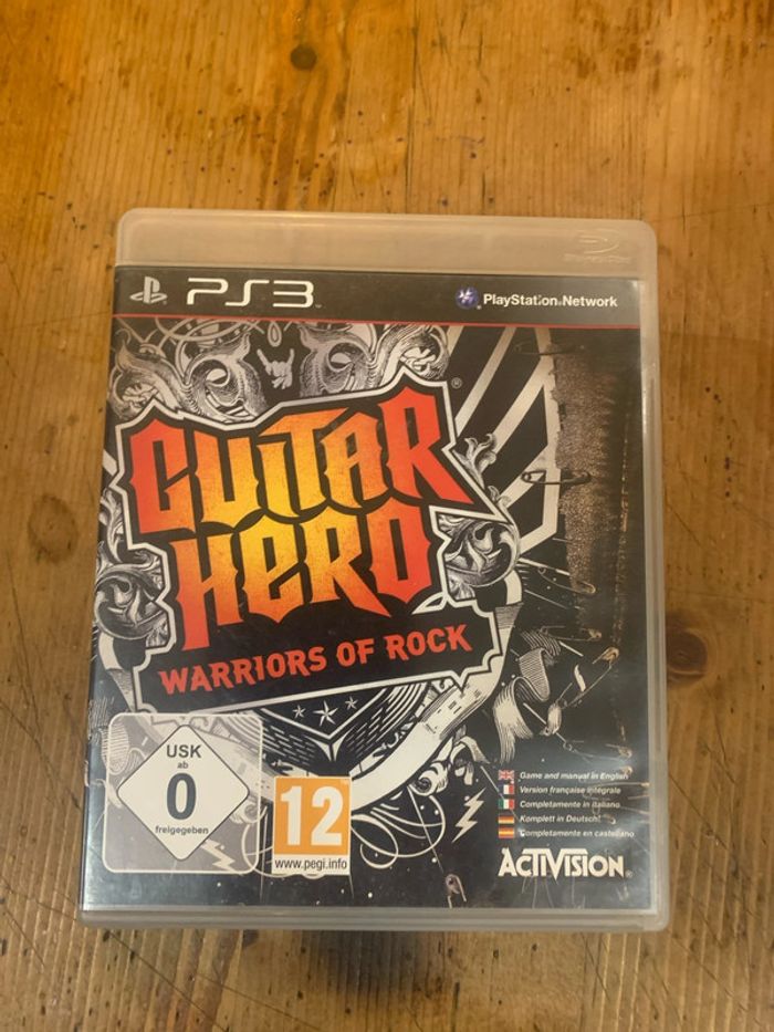 Guitar hero Warriors of rock