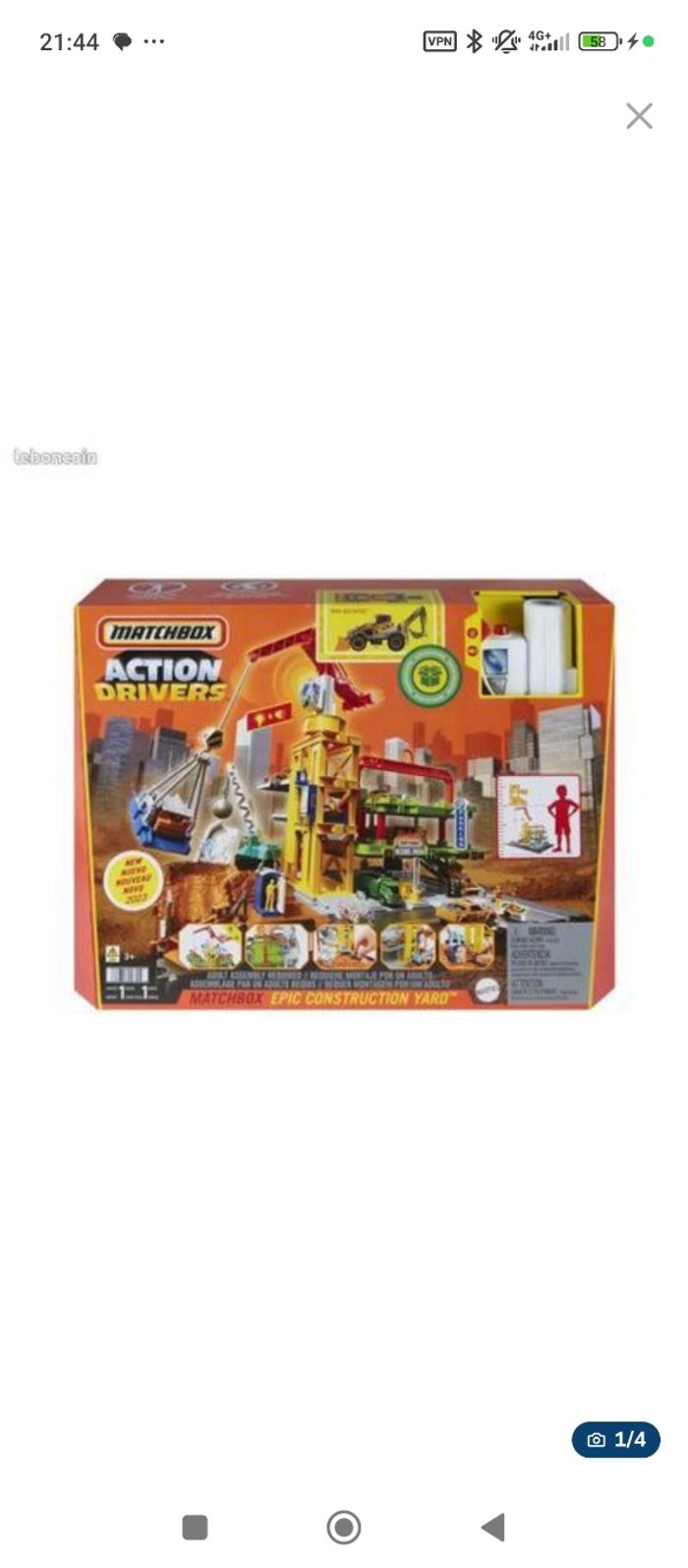 Matchbox chantier action drivers