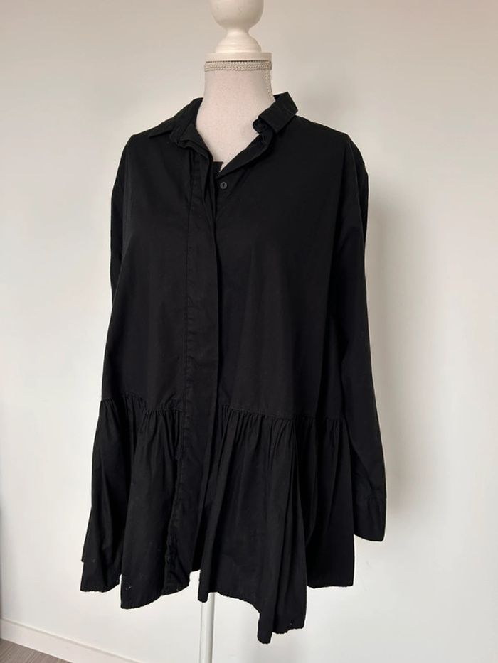 Chemise blouse Zara volant camicetta Camisa blusa shirt blusa camicia overhemd Folder manche - photo numéro 3