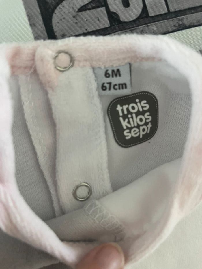 Lot de 2 pyjamas chaud petite fille - photo numéro 7