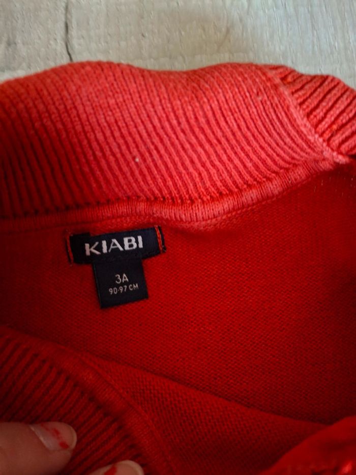 Pull rouge fille 3 ans - photo numéro 2