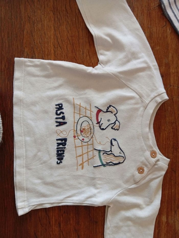 Lot de 5 haut manches longues taille 3mois - photo numéro 5