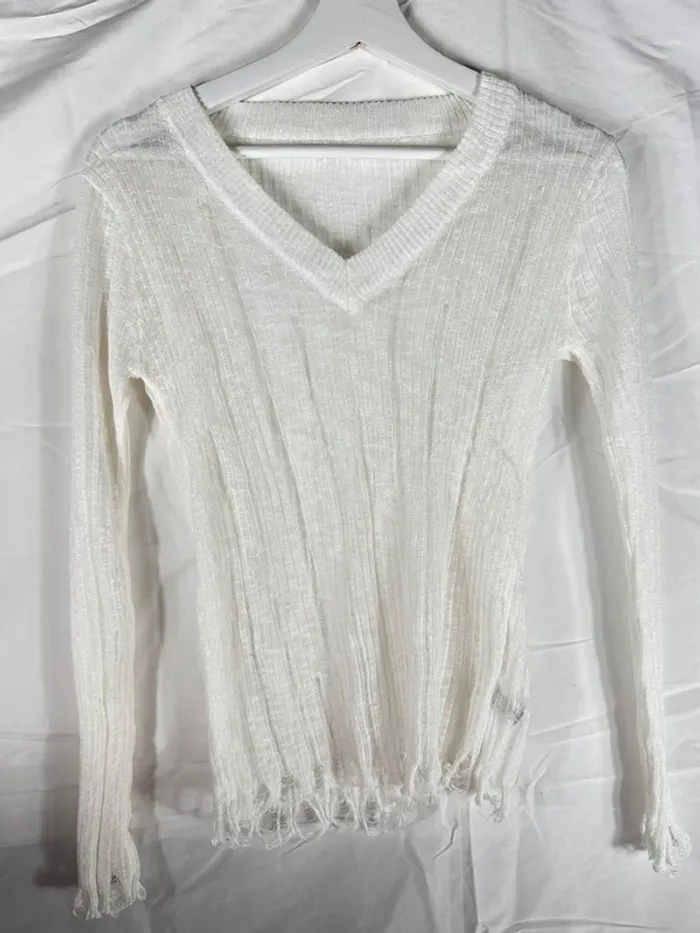 T-shirt manches longues transparentes SHEIN