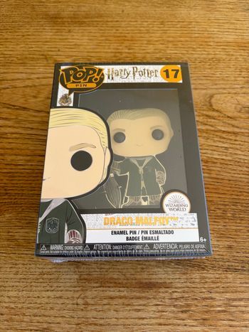 Funko Pop Pin Draco Malfoy Harry Potter n°17 – Wizarding World – collector