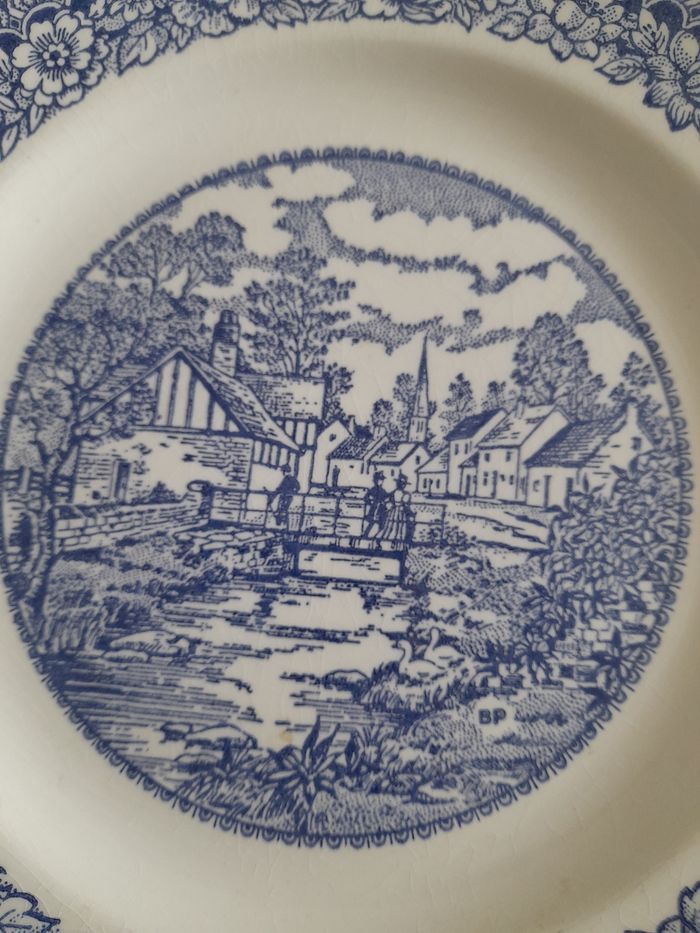 1 assiette en faïence - photo numéro 4