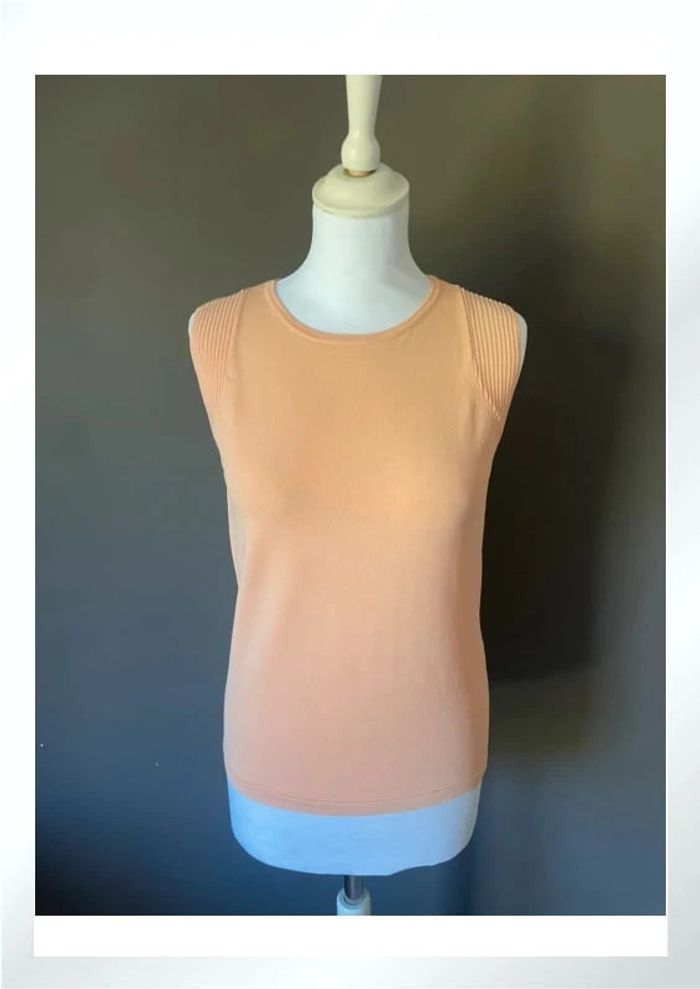 Débardeur abricot Benetton - photo numéro 2