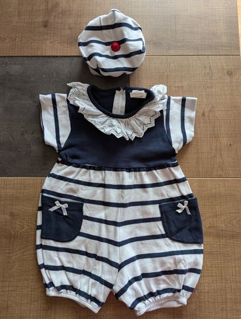 Ensemble marin bébé fille
