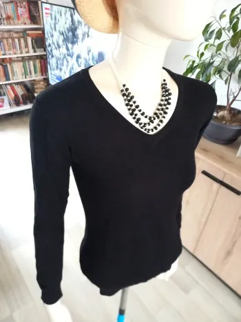 Pull noir femme S