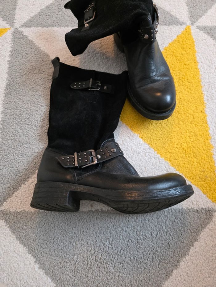 Bottines en cuir Cable Taille 37 - photo numéro 3