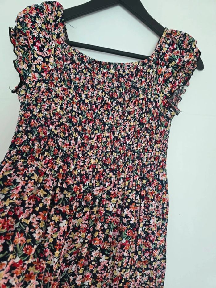 Robe longue rose fleurie - photo numéro 4