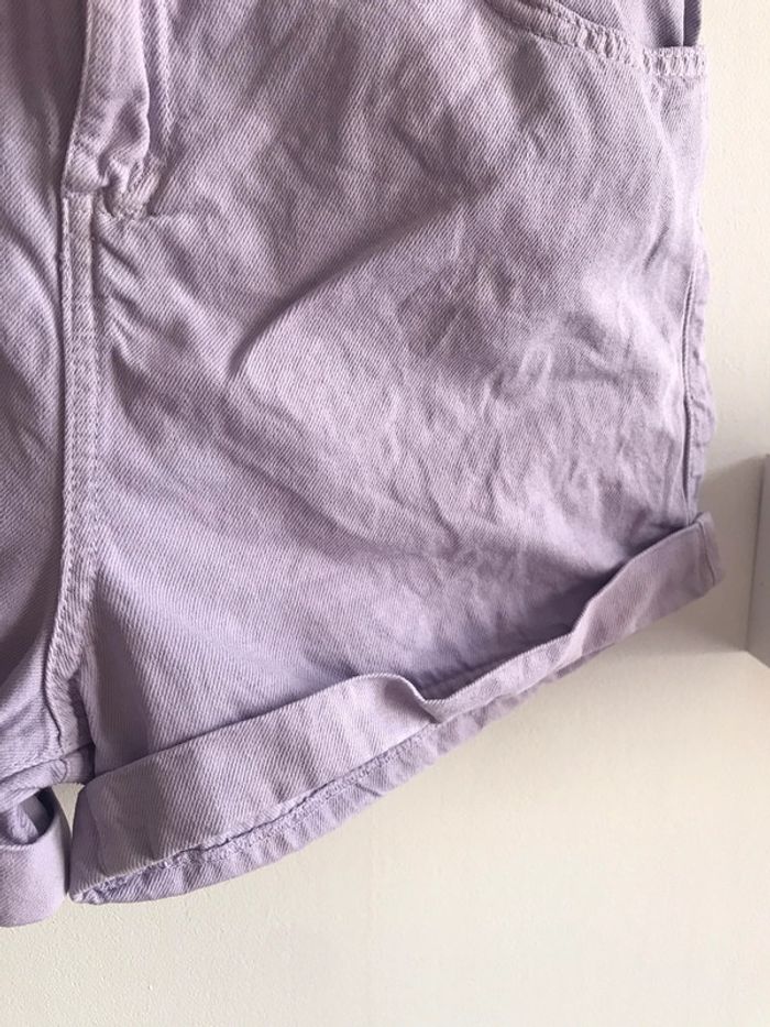 Short taille haute Lilas - photo numéro 4