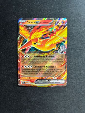 Carte Pokémon Sulfura ex de la Team Rocket 031/182 - Rivalités Destinés FR