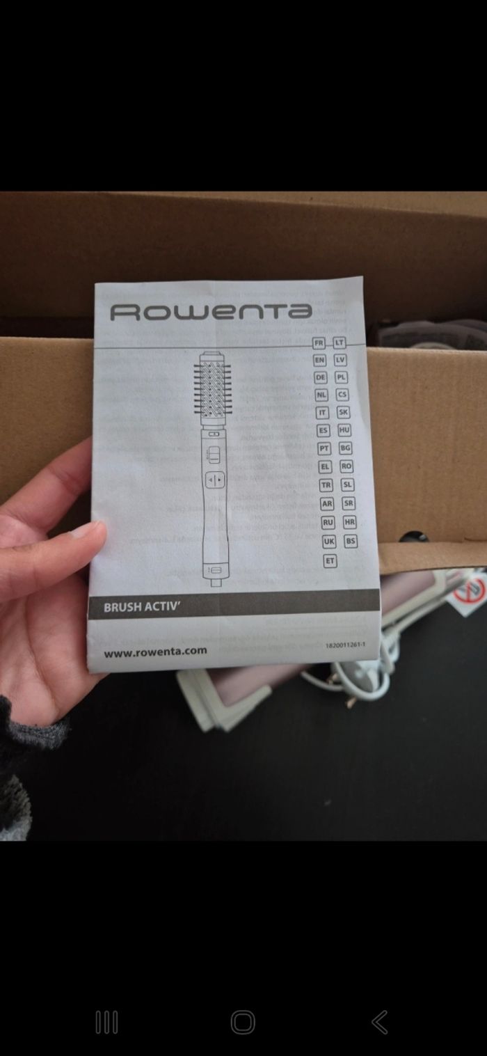 Brosse Brushing Rowenta - photo numéro 5