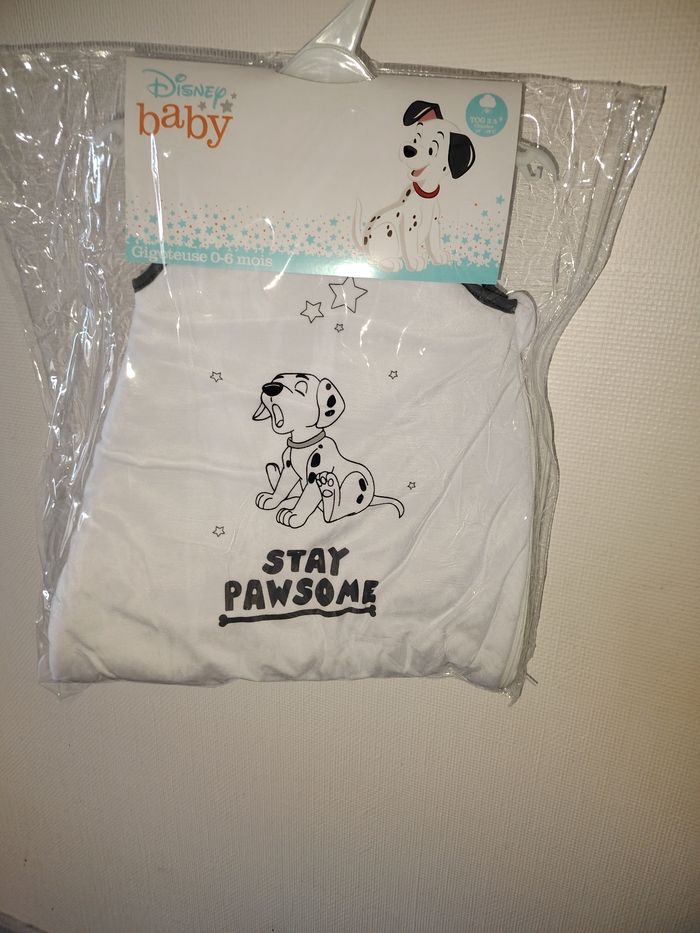 Gigoteuse naissance taille 0/6 mois Disney 101 dalmatiens