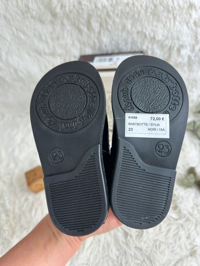 Paire de babies coloris noir Babybotte taille 20 - photo numéro 5