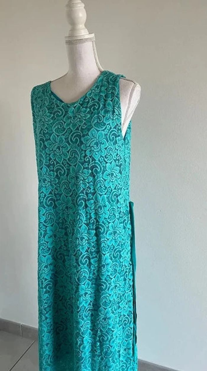 Robe longue verte - photo numéro 2
