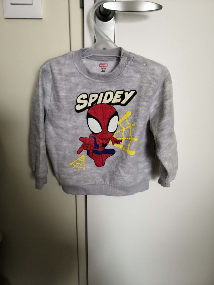 Ensemble pyjama en polaire 2 pièces (Spider-Man, Marvel) 18 mois (86 cm) Kiabi - photo numéro 3
