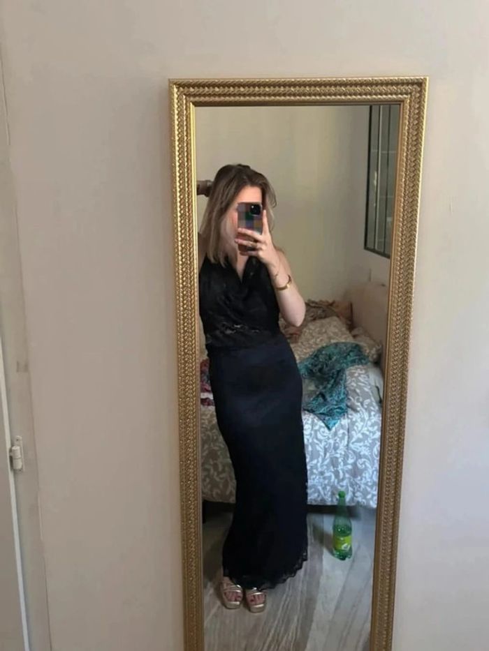 Ensemble jupe longue et top en dentelle 38 - photo numéro 2