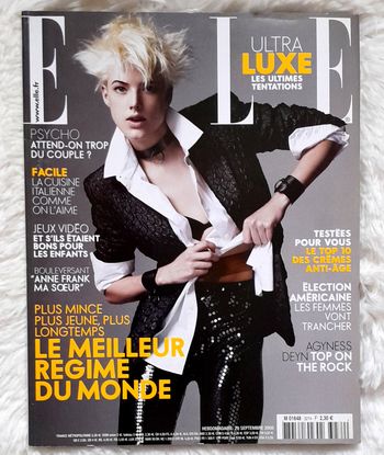 Magazine Elle n°3274 septembre 2008 spécial Agyness Deyn