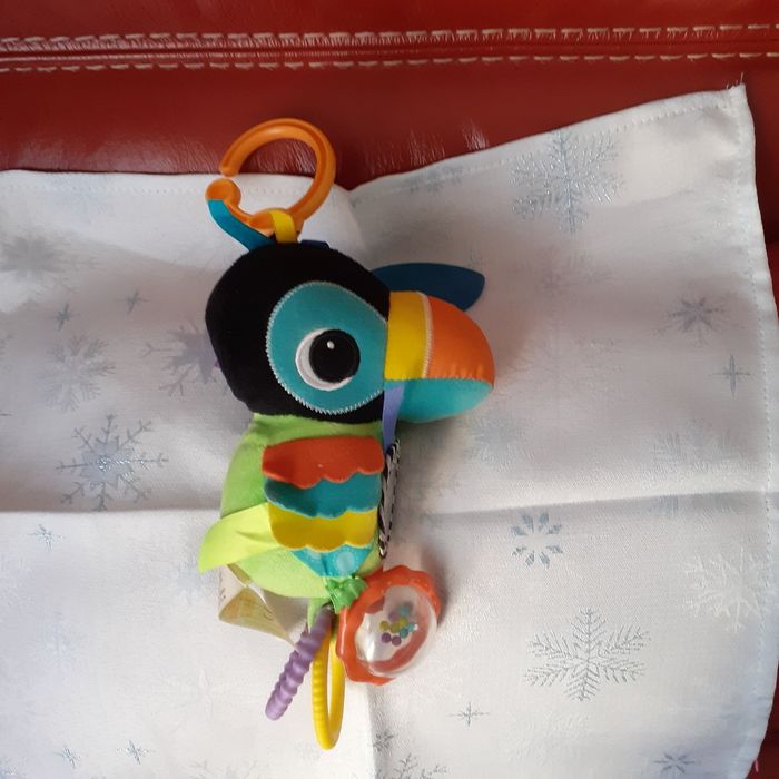 Doudou-peluche Petit Toucan *multi-textures - photo numéro 2