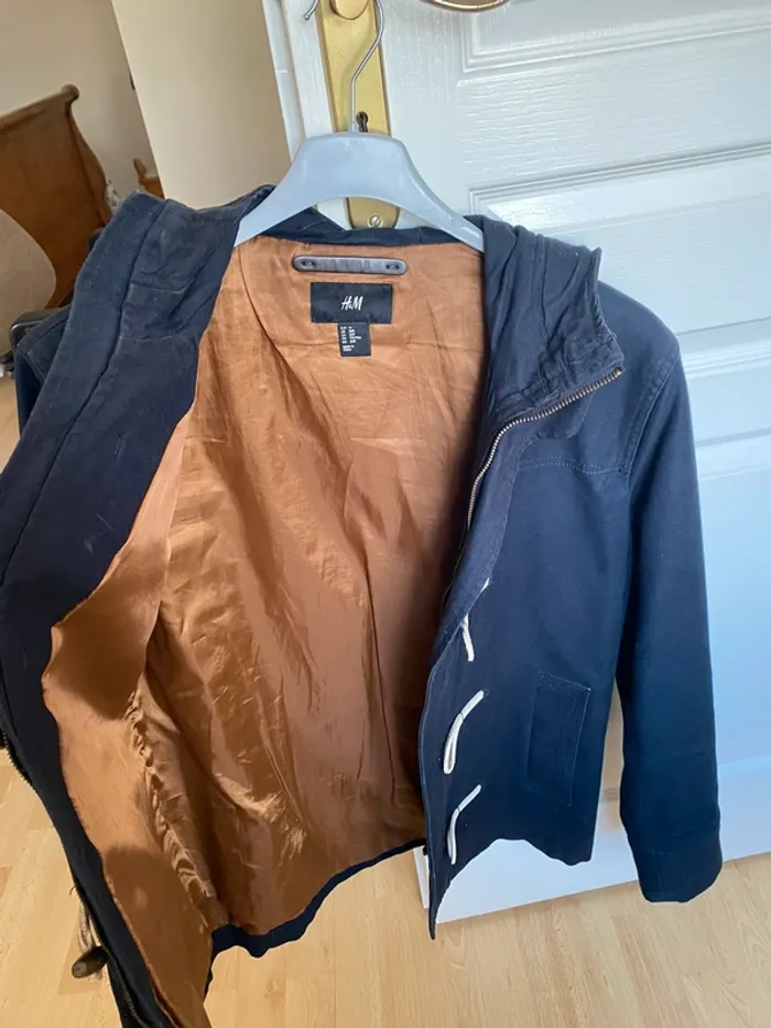 Manteau H&M marine neuf homme - photo numéro 4